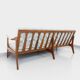 Scandinavian 3-seater sofa bench by Arne Wahl Iversen for Komfort in teak
