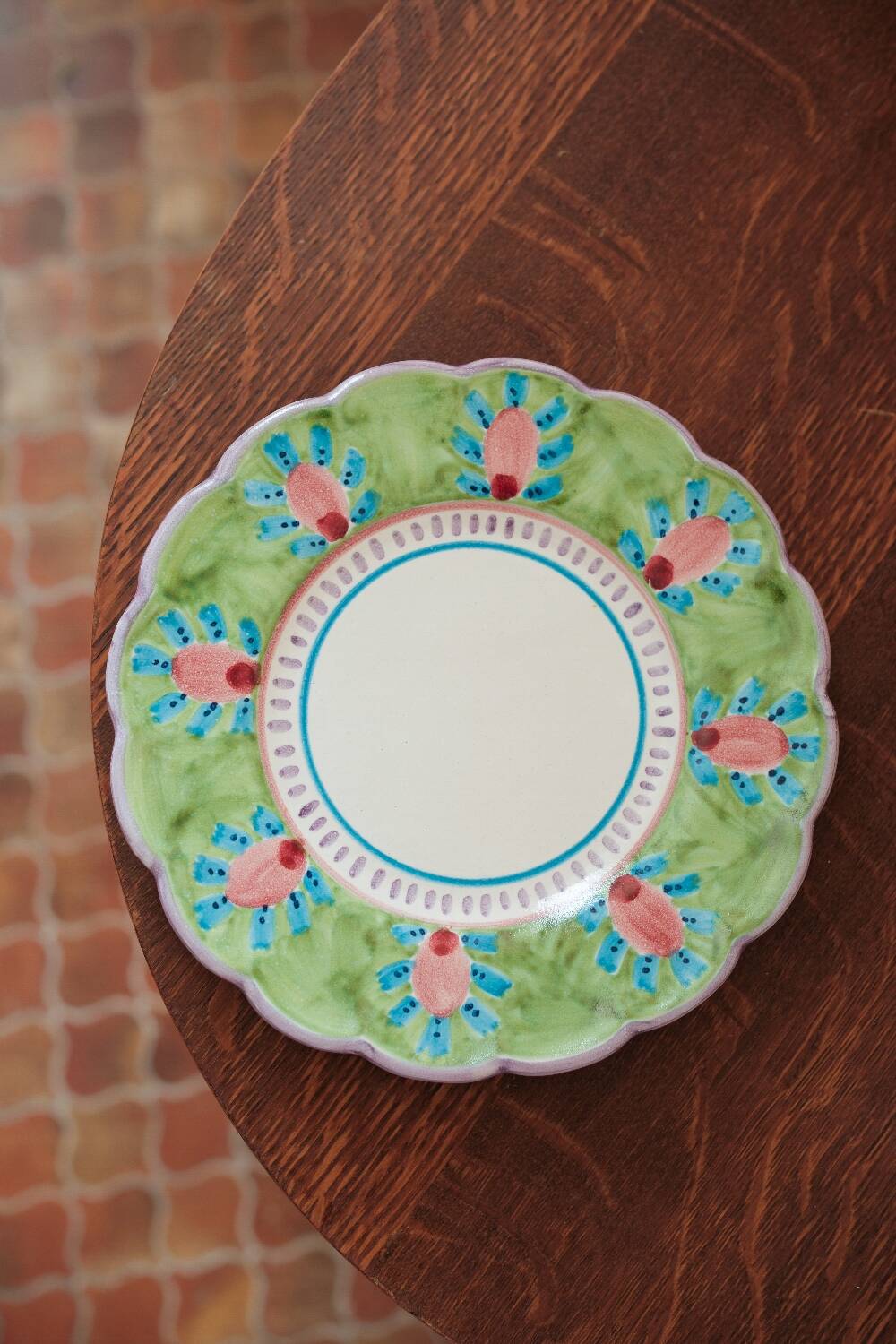 Cornflower plate