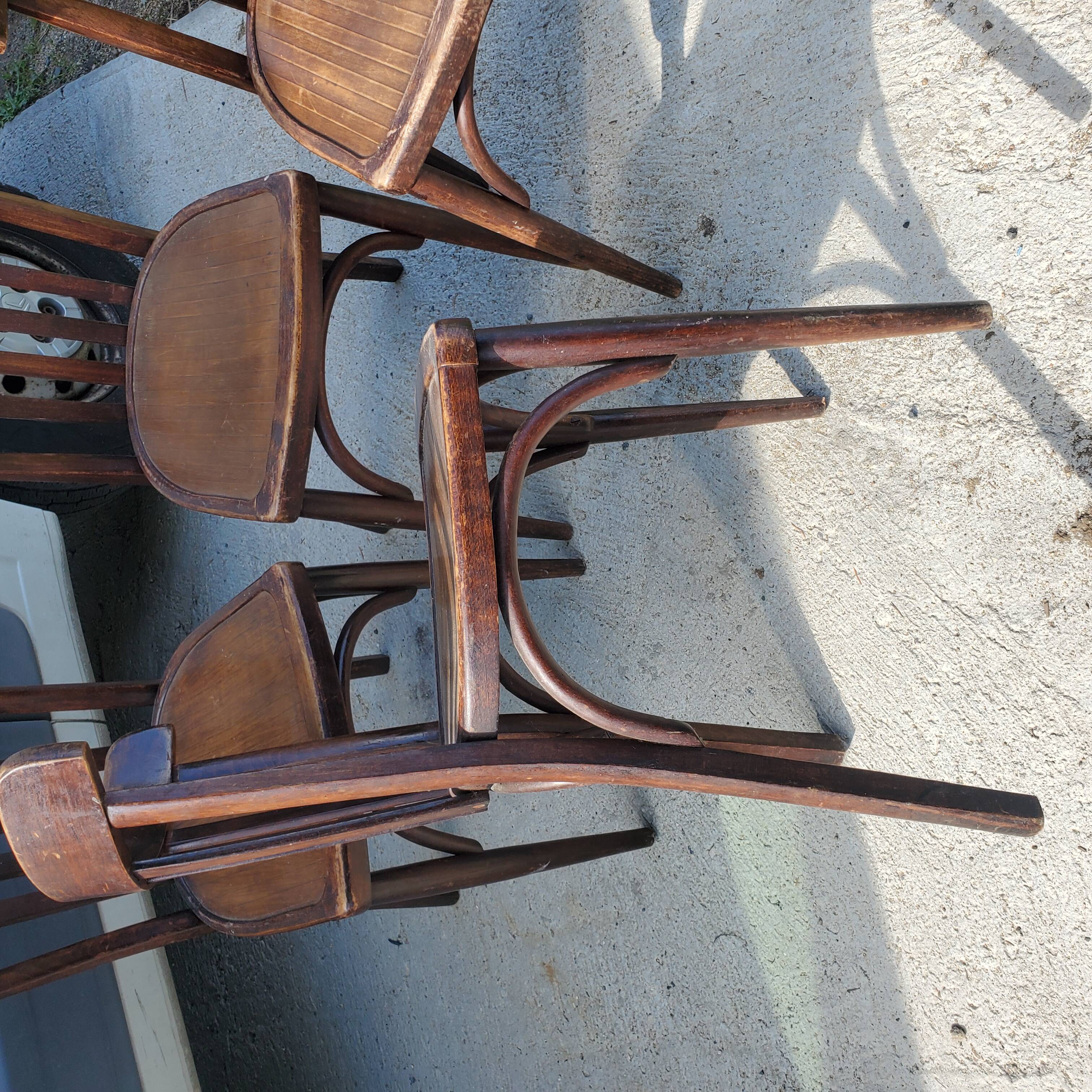 Set of 4 bistro chairs