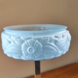 Art Deco lamp with floral decor