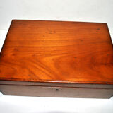 Old walnut box - jewelry or game box 27x19x8