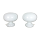 Set of 2 original glass bubble table light by Cosack Lights, Germany, 1970s