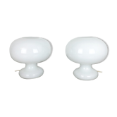 Lot de 2 lampes de table bulles en verre originales de Cosack Lights, Allemagne, années 1970