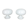 Set of 2 original glass bubble table light by Cosack Lights, Germany, 1970s