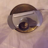 Art Deco oval glass globe pendant light