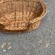 Vintage woven wicker basket