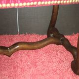 Brutalist wooden bench 1960