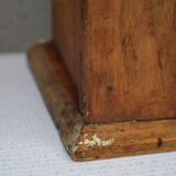 Country wall display in old walnut wood