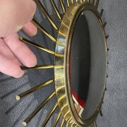 old Witch's Eye Sun Mirror burnished brass