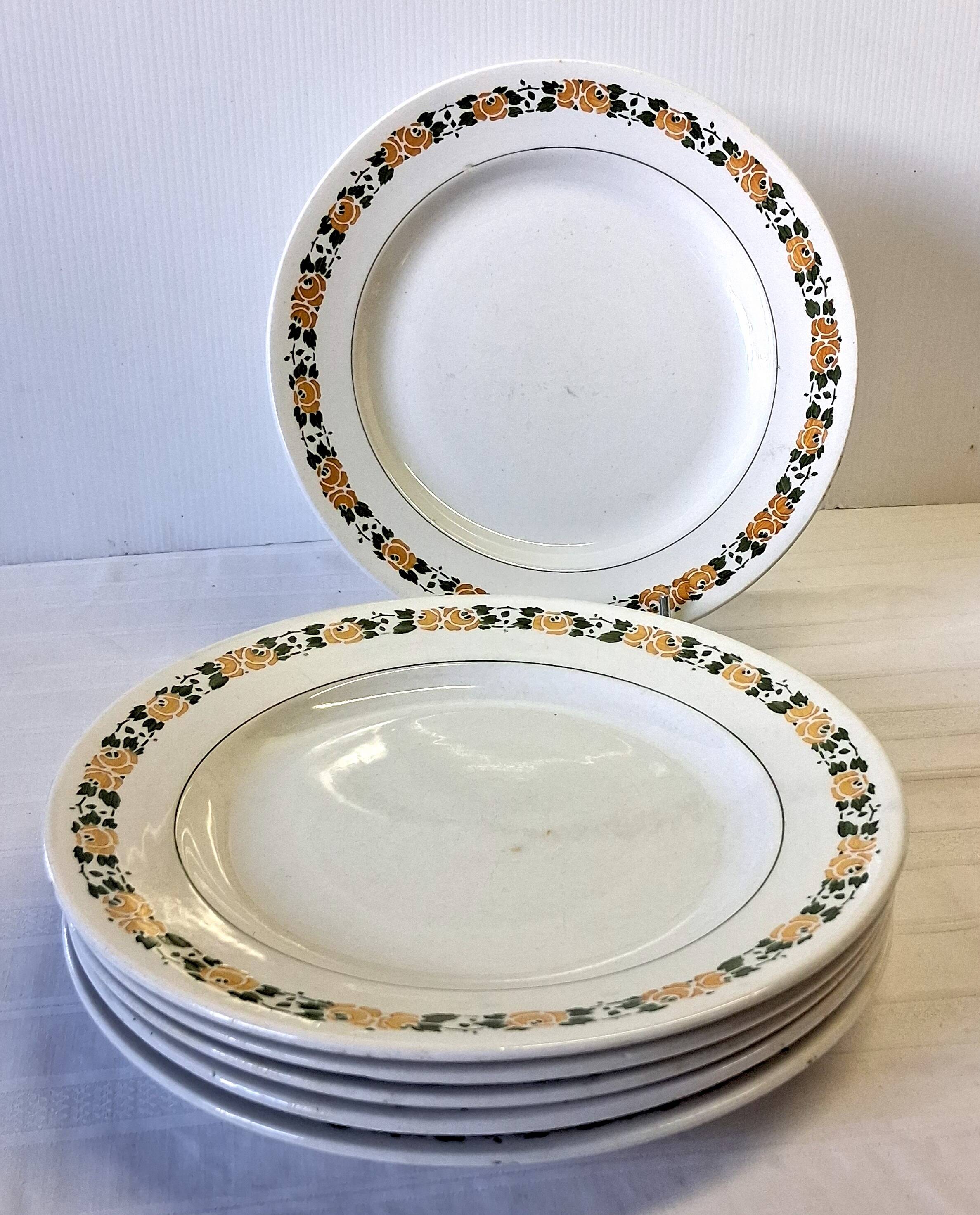 6 Villeroy & Boch dinner plates in good condition