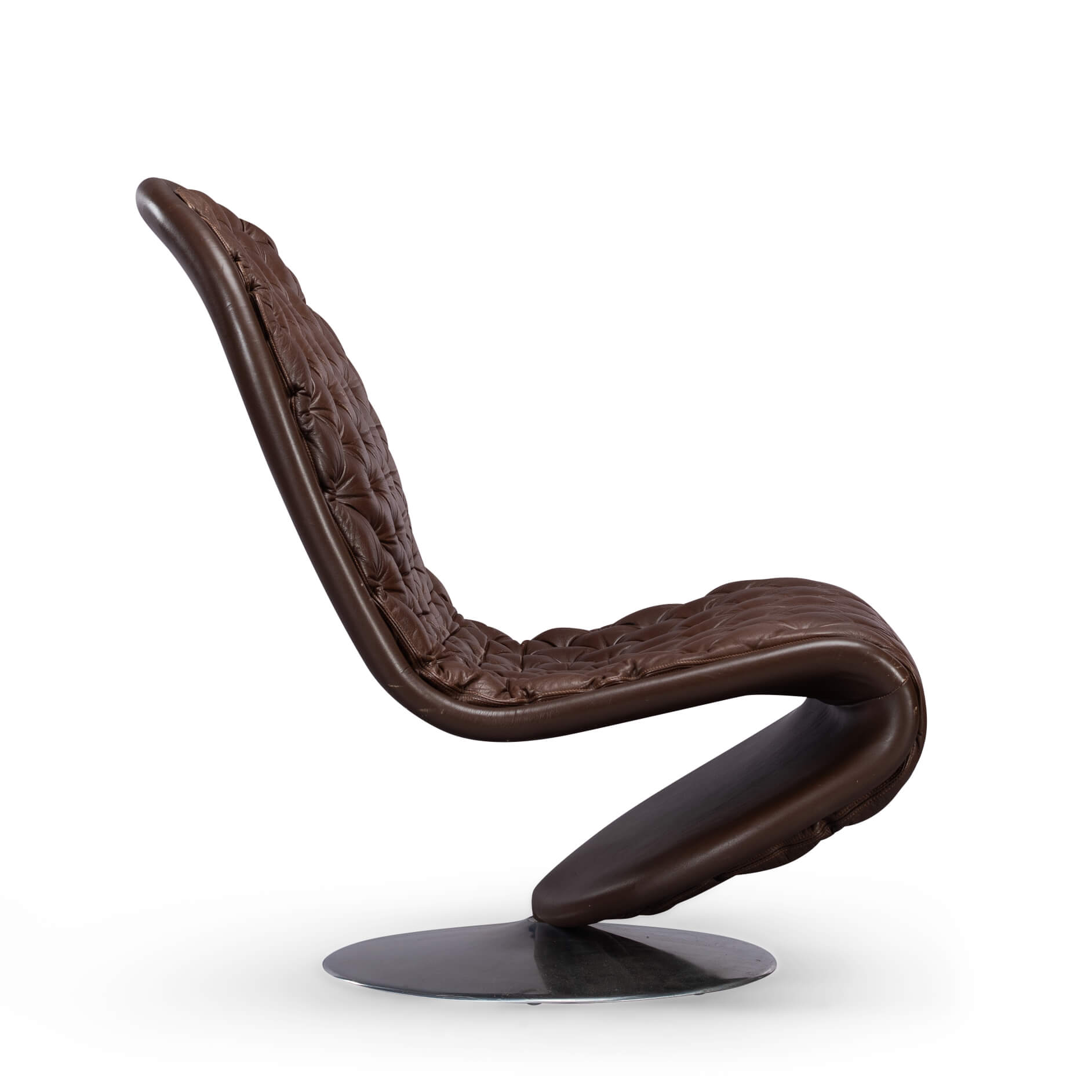 System 1-2-3 lounge chair by Verner Panton for Fritz Hansen, 1973