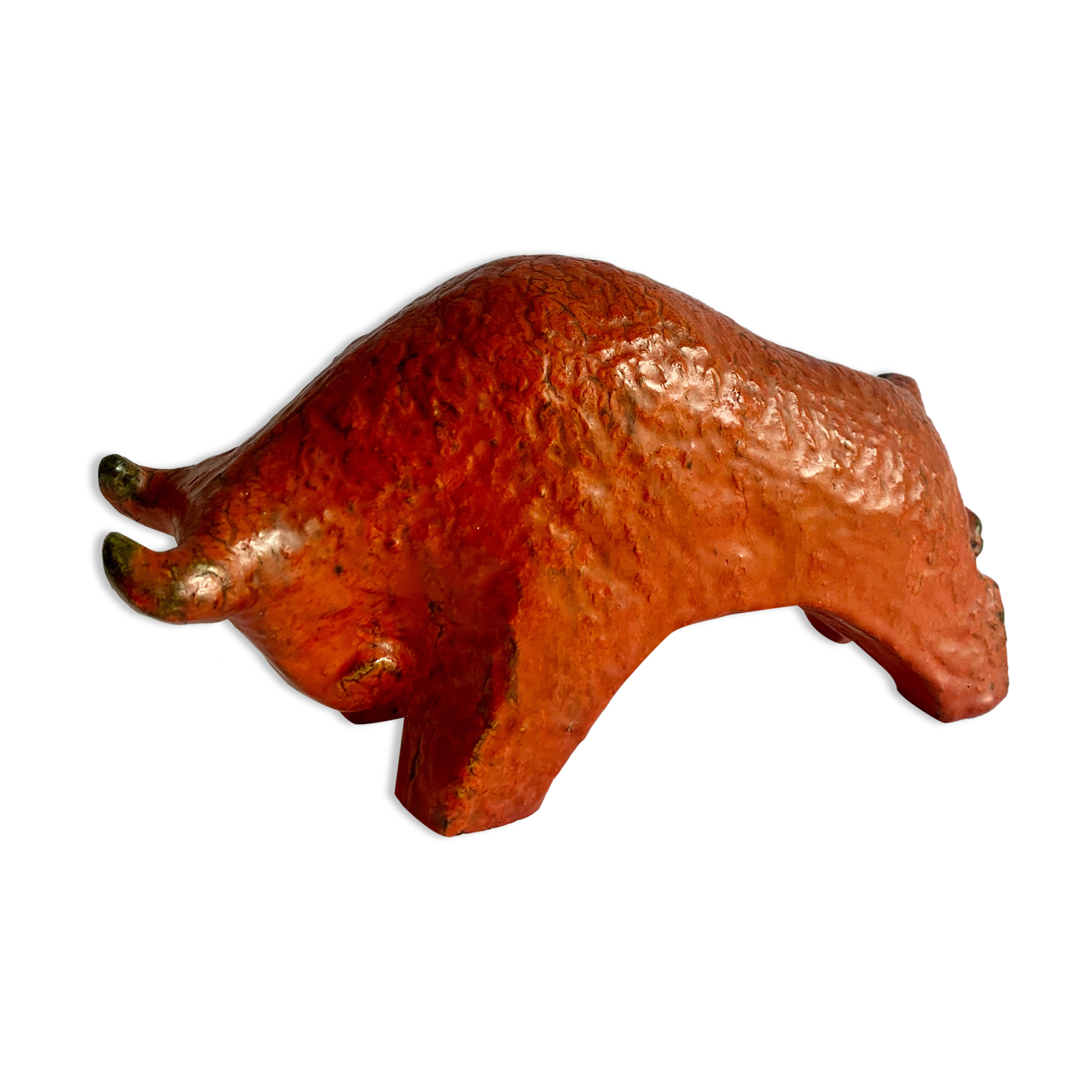 Fat Lava Pottery Bull,  Germany 1970s