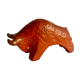Fat Lava Pottery Bull,  Germany 1970s