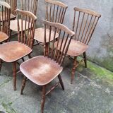8 chaises bistrot Baumann modèle Tacoma