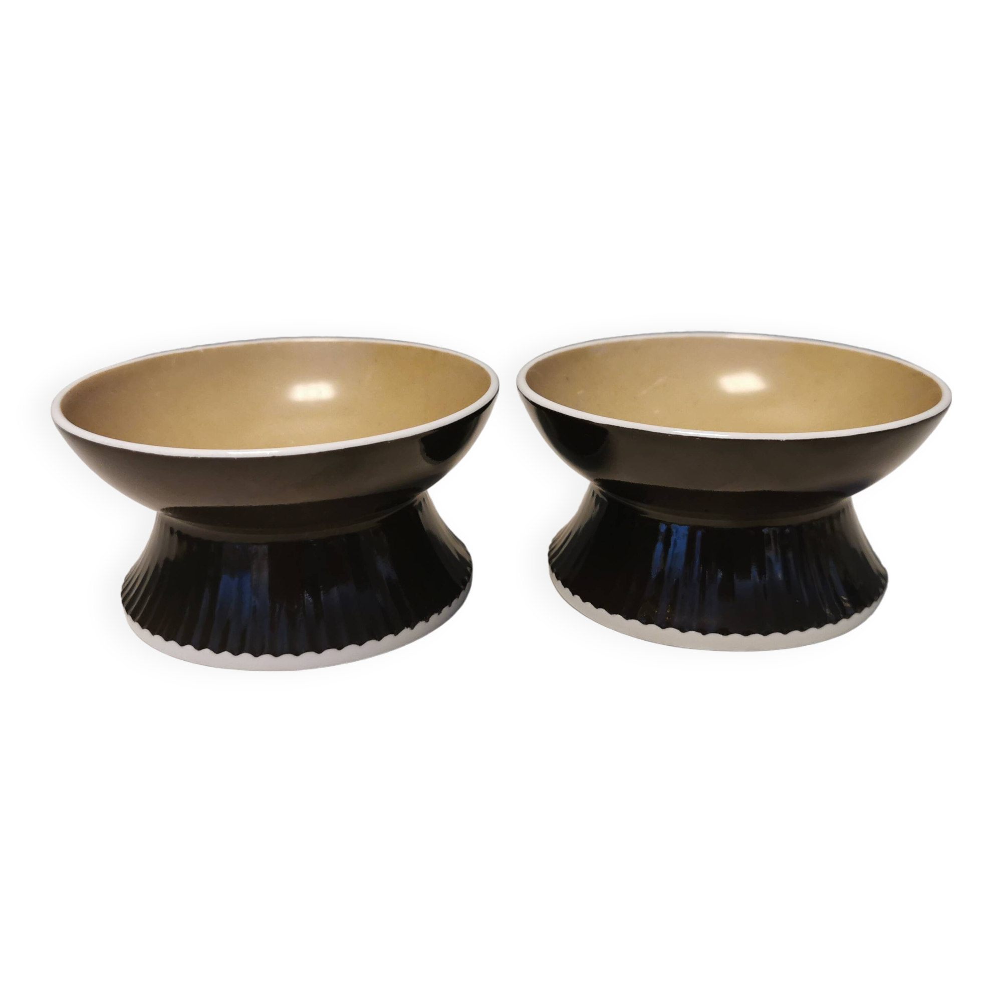Candle holders produced by Danish B&G 1948-1952 and painted by Ida Bærenholt