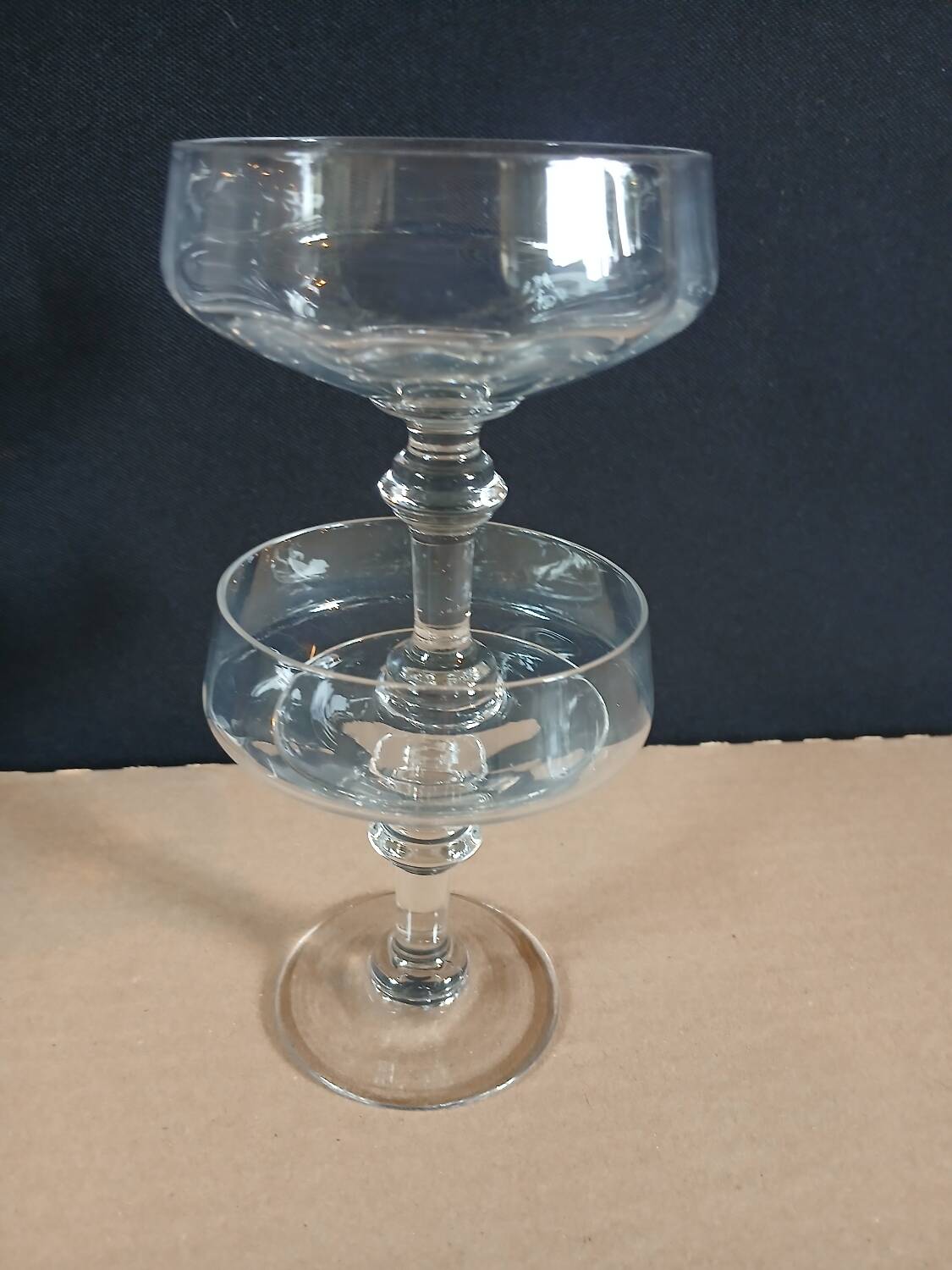4 coupes à champagne vintages