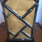 Vintage ceramic lamp bamboo style
