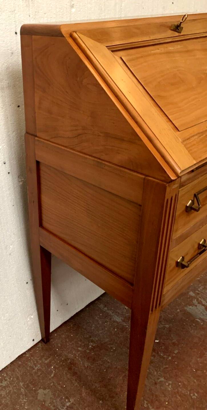 Louis XVI style cherrywood slant-front desk