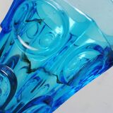 2 antique blue Charles X glasses