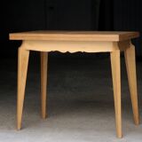 1950s blond wood table, superb condition (folding).