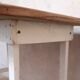Side table 90,8x50,8cm vintage compass legs