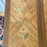Coiffeuse en marqueterie de fleurs style Louis XV