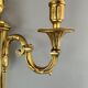 Pair of Gilt Bronze Wall Sconces, Louis XVI Style, 20th Century