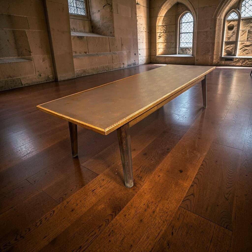 Table / table à manger vintage XL en bois