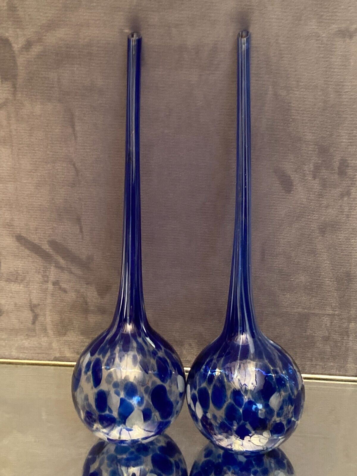 Pair of Murano glass vials