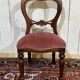 Suite de 8 chaises anglaises en acajou de style Victorien