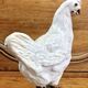 Poule terracotta Bavent XIX yeux sulfure