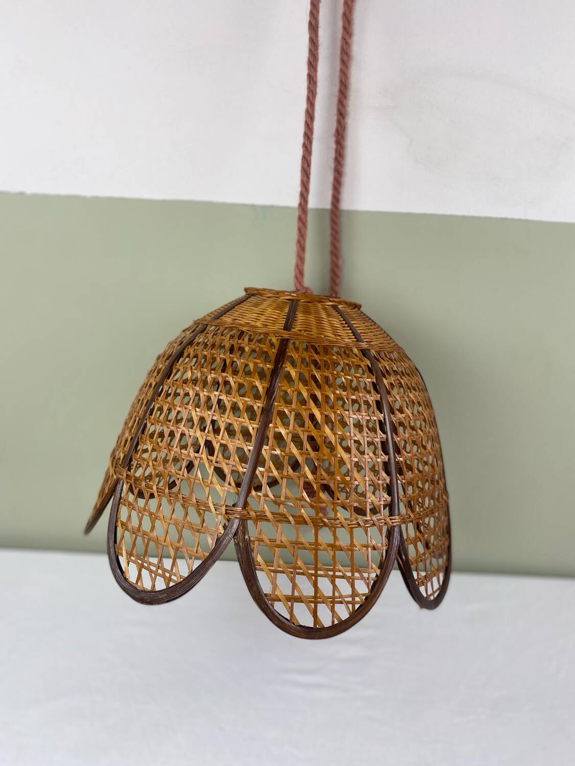 Suspension osier vintage