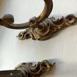 Appliques murales en laiton Rocaille