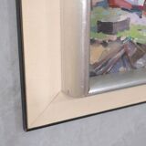Eskil Skans, Swedish Composition, 1960, Oil on Panel, Framed