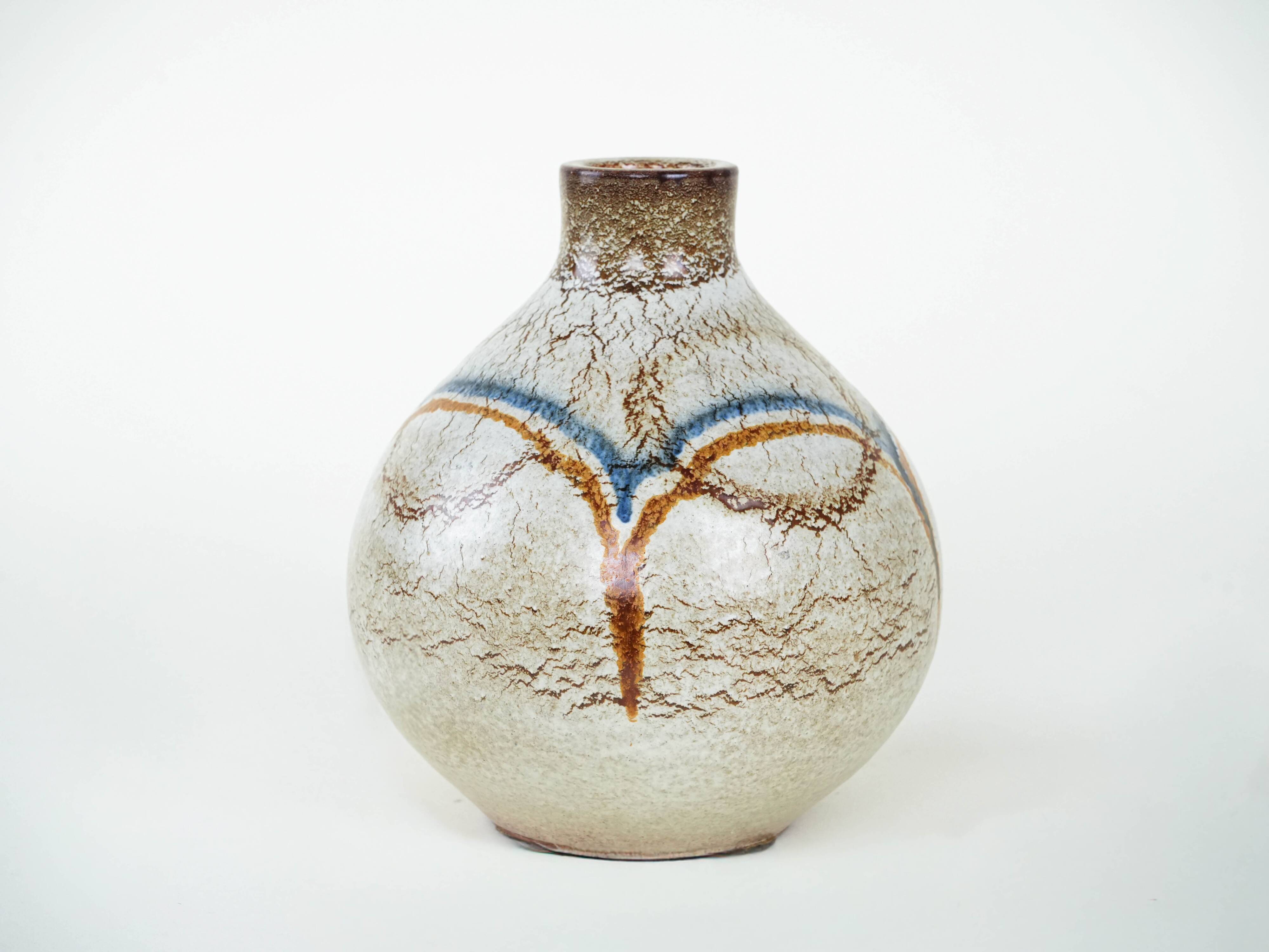 Ceramic vase, Italian design, 1960s, manufactured in Italy