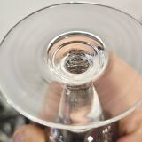 6 crystal glasses stamped Baccarat