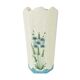 Six-panel vase floral pattern