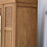 Parisian wardrobe raw wood 1920