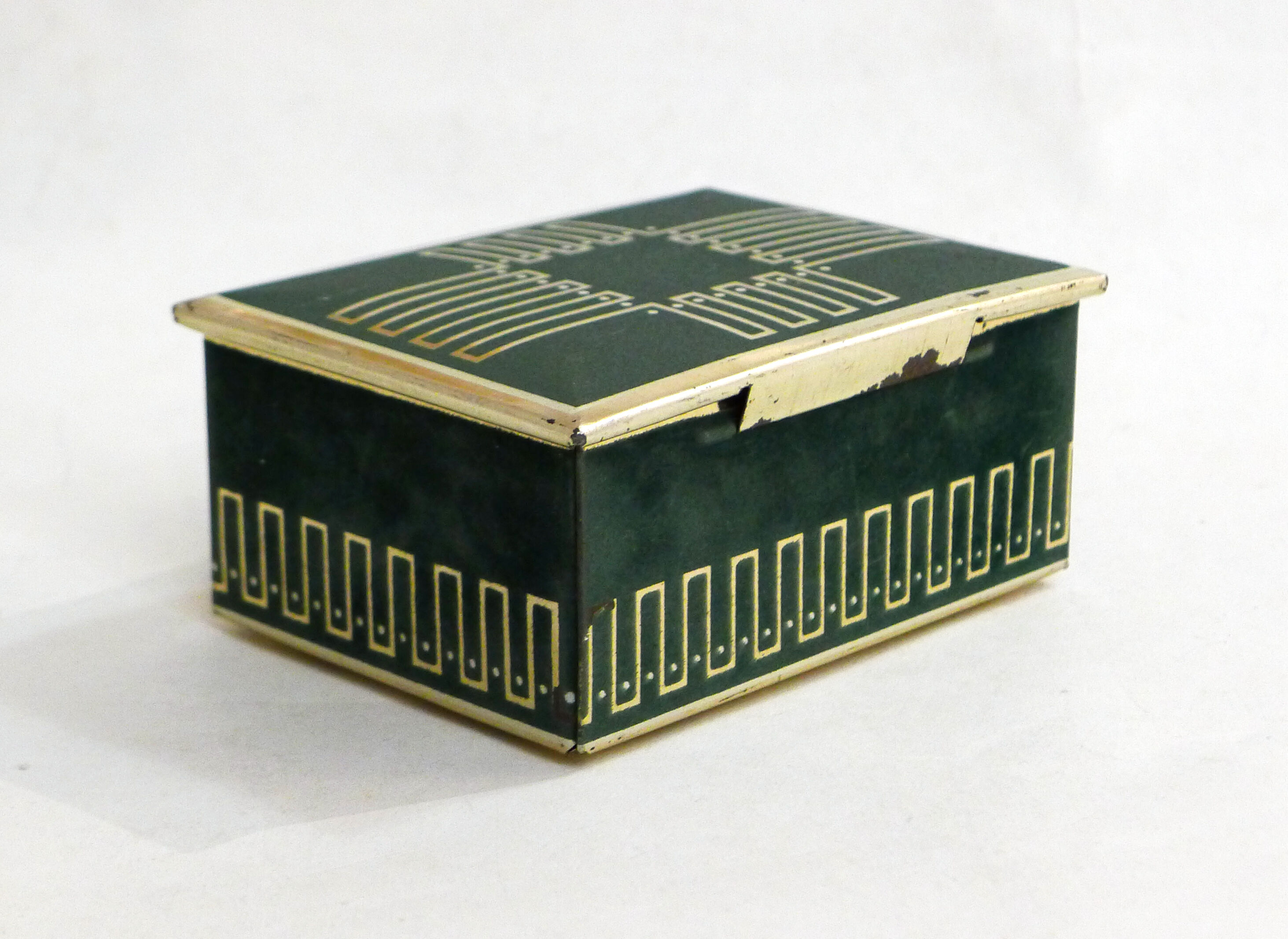Graphic art deco box