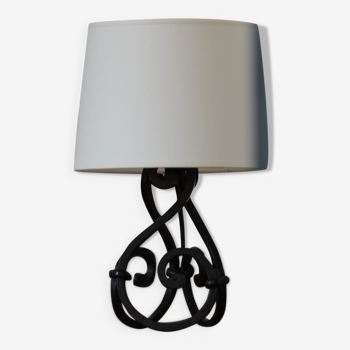 Lampe fer forgé art nouveau design 1920