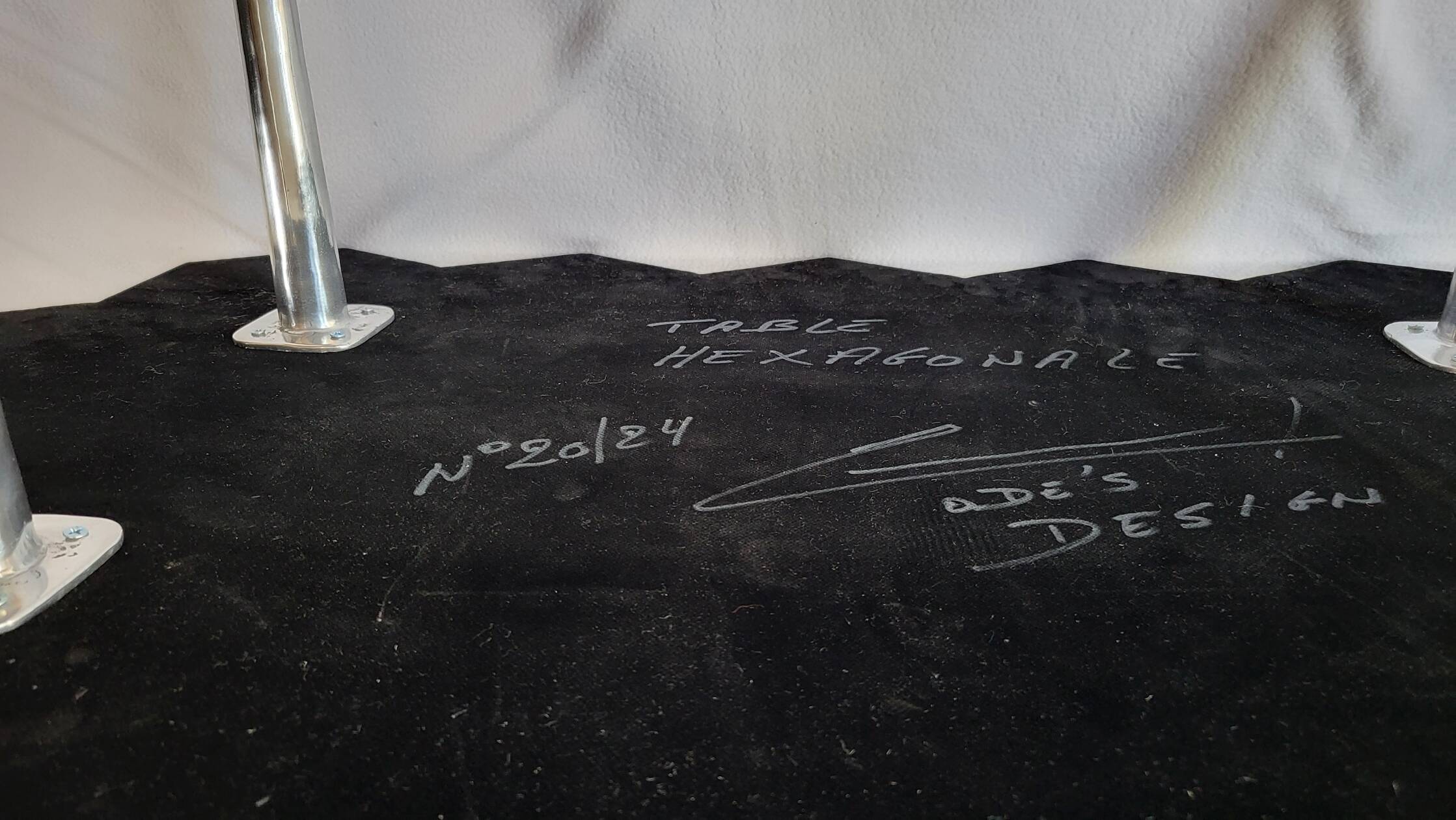 Olivier de Schrijver coffee table "Hexagonal" Ode's Design limited edition