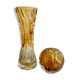 Set of amber vases Oberglass, Austria, 1970s