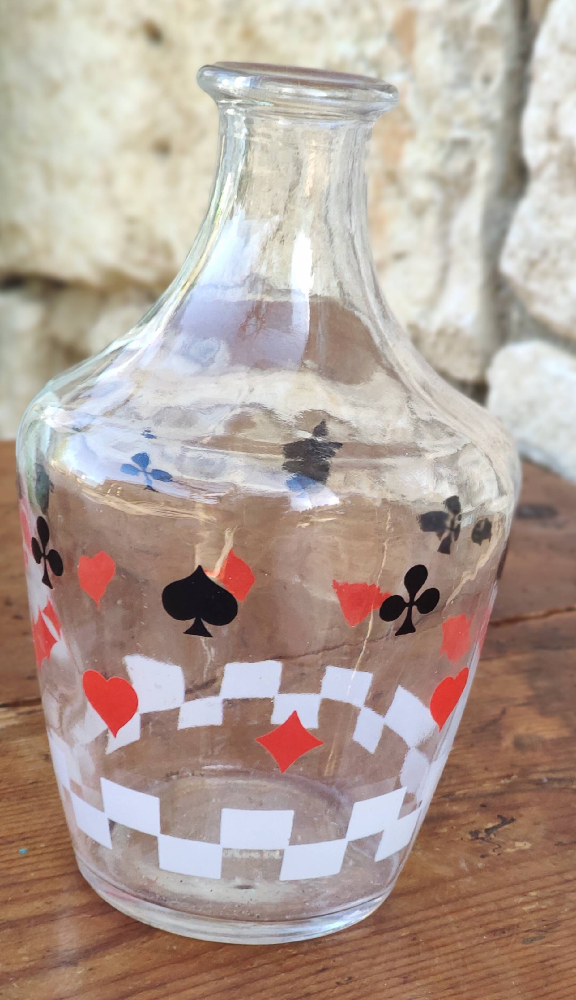 Carafe jeux de cartes