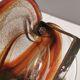 Wonderfully crafted glass wall lamps designed by Per Lutken for Holmegaard