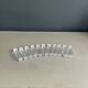11 moulded glass knife rests - Ref 1167