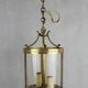 Pair of 1950s brass lanterns
