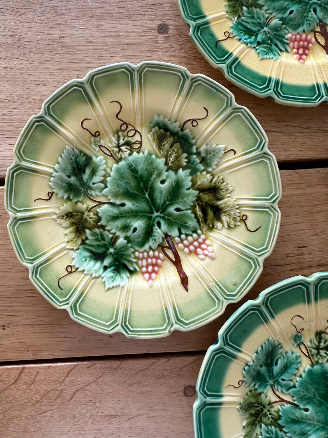 4 barbotine plates