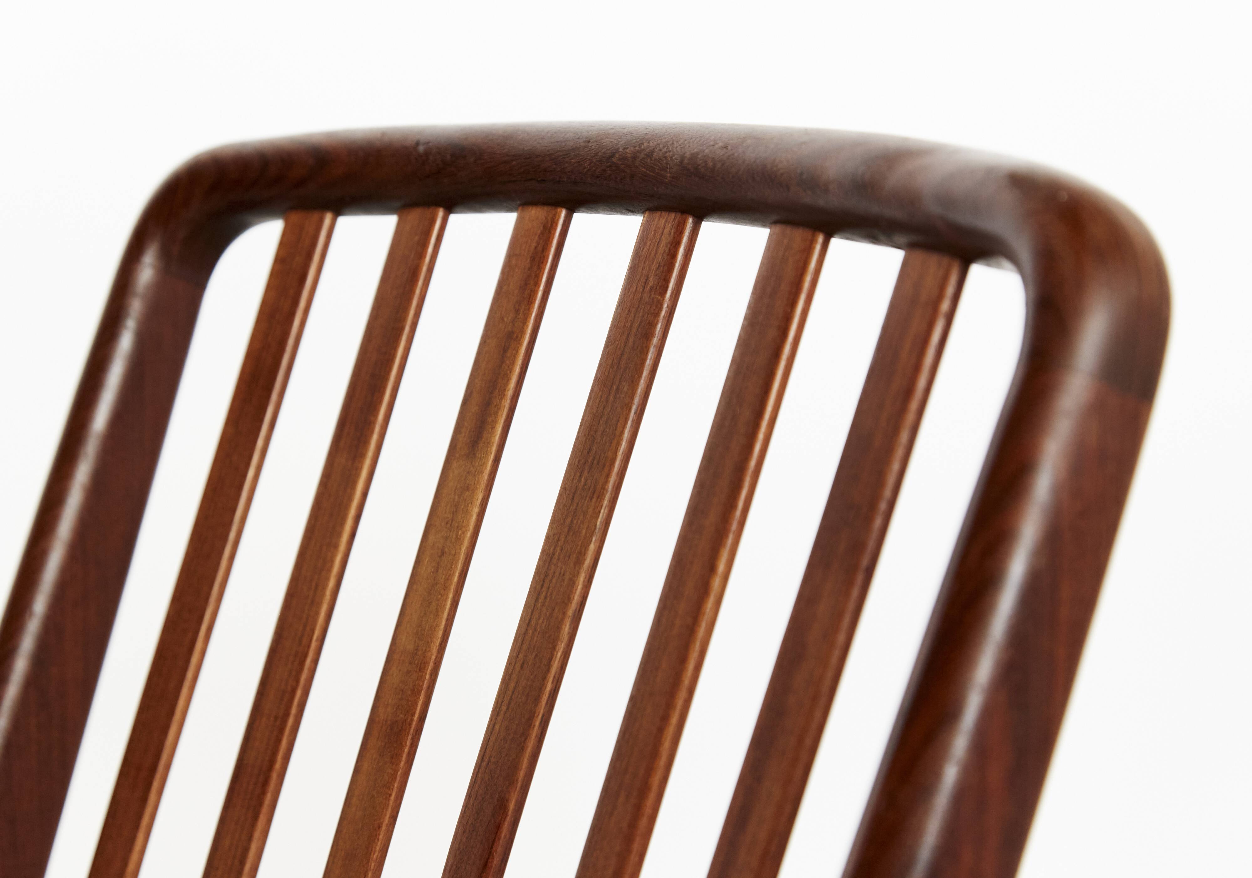 Svend Åge Madsen Teak Dining Chairs for Nørre Broby Cabinetmaker