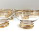 Set of 8 Glasses Coupes Bowls Champagne Alcohol Vintage Crystal Design