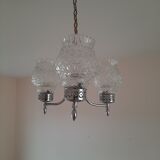 Lustre vintage à 3 feux années 50